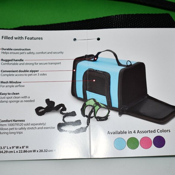 Kaytee Come Along Carrier – Medium, Green – Small Animal Travel Carrier, NWT Bra - Picture 6 of 6
